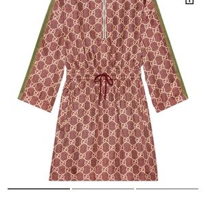 Gucci GG Supreme-print silk dress